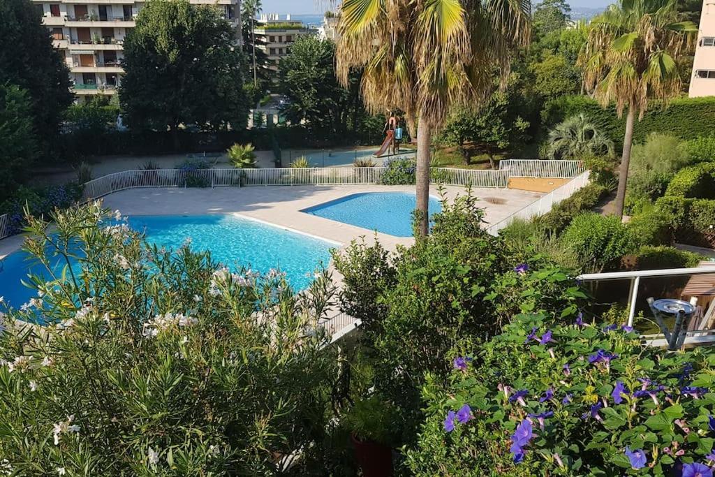 Appartement Vue Mer Sur Les Hauteurs De Nice Exterior photo