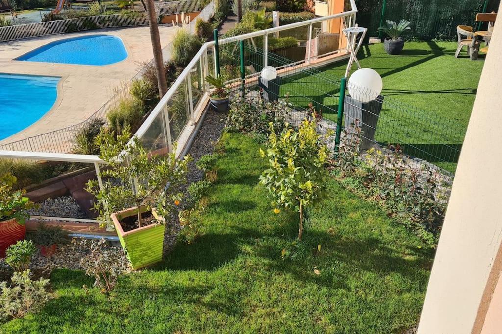 Appartement Vue Mer Sur Les Hauteurs De Nice Exterior photo